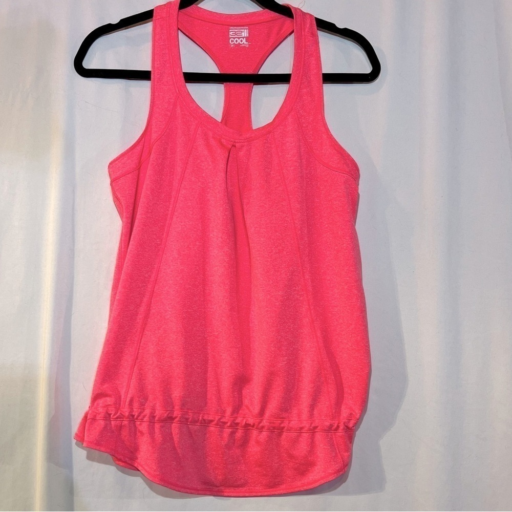 32 Degrees Cool Pink Tank Top with Cinched Waist, Size Small, #422
